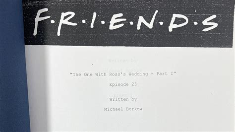 Original ‘Friends’ TV scripts sell at auction for over $30,000 after ...