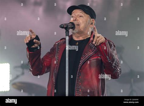 Milan, Italy. 24th May 2022. Italian singer Vasco Rossi during his live ...