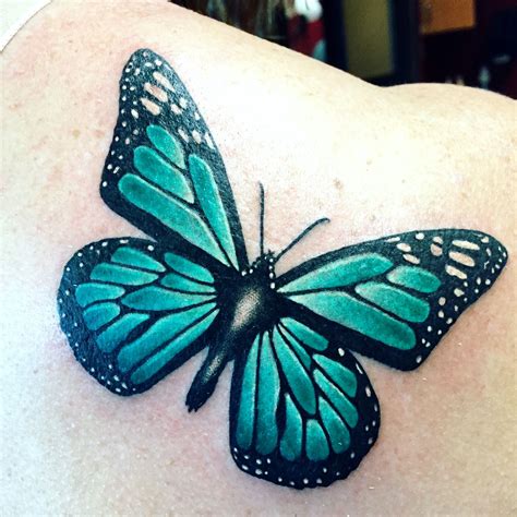 Pin by Meredith on Tattoo | Blue butterfly tattoo, Colorful butterfly tattoo, Butterfly tattoo