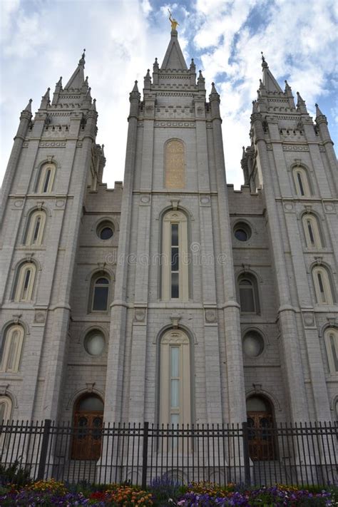 Mormon Temple in Salt Lake City, Utah Stock Photo - Image of place ...