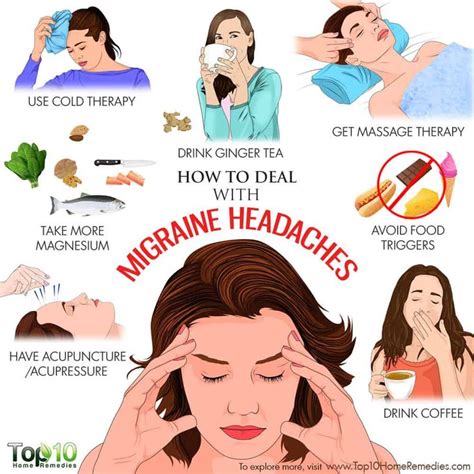 How to Deal With Migraine Headaches - eMediHealth | Natural headache remedies, Migraines ...