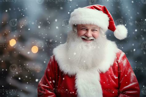 Smiling santa claus in his iconic red suit and beard 27961083 Stock ...