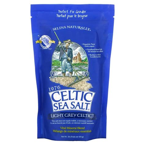 Celtic Sea Salt, Light Grey Celtic, Vital Mineral Blend, 1 lb (454 g) - iHerb