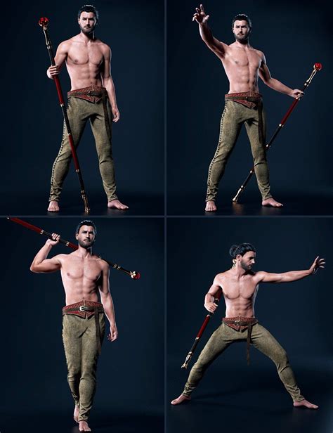 Scepter Power Props and Poses for Genesis 8 | Drawing reference poses, Pose reference, Poses