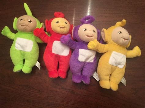 Teletubbies Set of 4 Plush Musical 10"Dolls; PO, LAA LAA, TINKY WINKY AND DIPSY | #1823621567