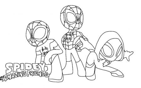 Spidey And His Amazing Friends Printable Coloring Page Printable Coloring Page For Kids ...