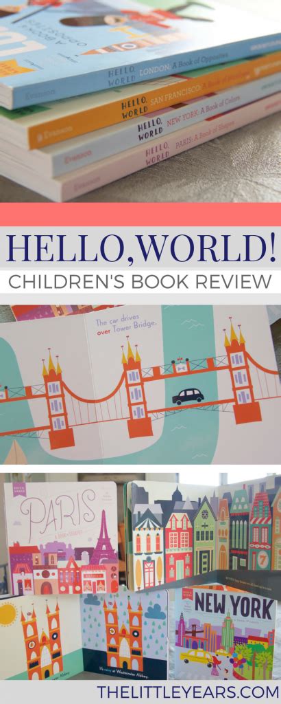 Hello, World - Children's Book Series Review + Giveaway - The Little Years