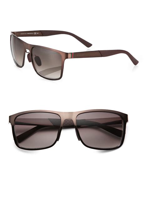 Gucci Sport Active Sunglasses in Brown for Men - Lyst