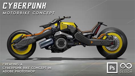 EP 33 CONCEPT ART PHOTOBASHING Cyberpunk Bike - YouTube