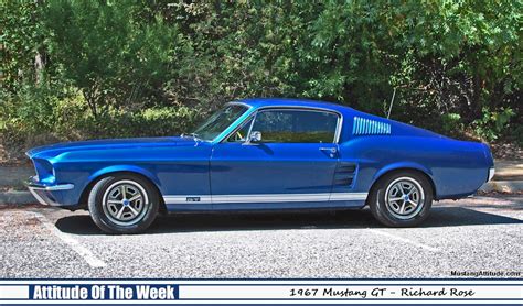 1967 Acapulco blue ford mustang