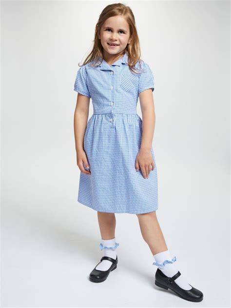 John Lewis & Partners School Belted Gingham Checked Summer Dress in 2020 | Gingham school dress ...