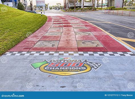 Daytona 500 Champions Walk of Fame Editorial Photography - Image of ...