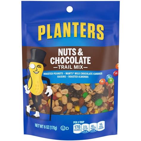 Planters Nuts & Chocolate Trail Mix | Hy-Vee Aisles Online Grocery Shopping