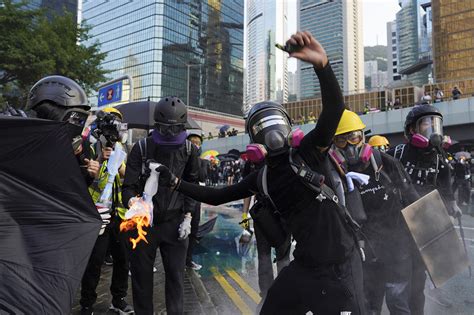 Violence flares after protest march in Hong Kong - POLITICO