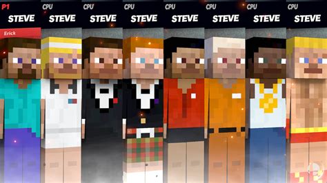 Festive Mashup Skins For Steve Alex [Super Smash Ultimate], 46% OFF