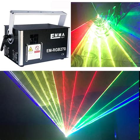 Portable Laser Stage Lights Rgb All Sky full color Lighting Mini DJ Laser For Christmas Party ...
