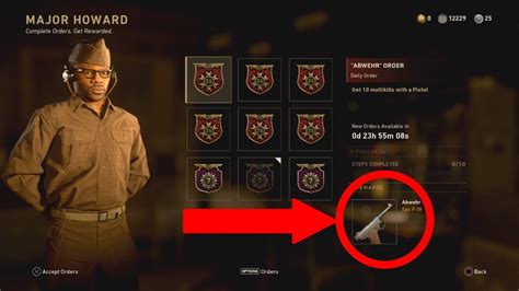 How To Unlock FREE EPIC P-08 "ABWEHR" Variant in COD WW2! EPIC P08 "ABWEHR" DAILY ORDER in COD ...