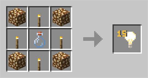 Craftable Minecraft Light block Minecraft Data Pack