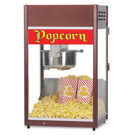 Gold Medal 2086 120240 Unimaxx P-60 Popcorn Machine w/ 6-oz Stainless ...