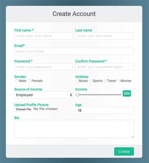 Design Cool Registration Form Using HTML & CSS - DEV Community