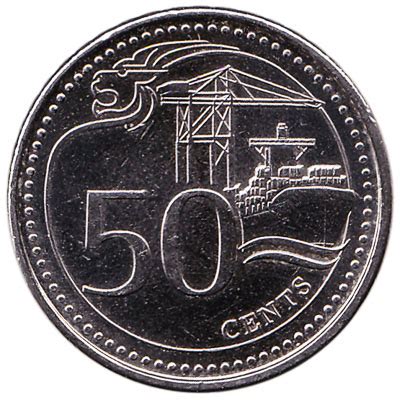 50 Cents coin Singapore (Third series) - Exchange yours for cash today