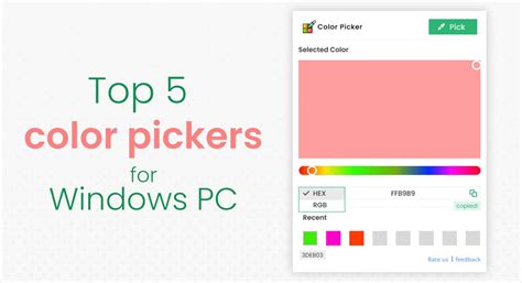 Top 5 Color Picker For Windows In 2022