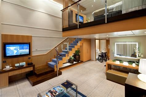 A luxurious two story Royal Loft Suite on Royal Caribbean's Oasis of the Seas | Staterooms ...