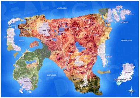 GTA 6 world concept map | Games | Mapsland | Maps of the World