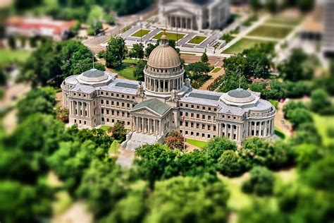 Mississippi State Capitol Aerial Photograph by Jim Albritton | Fine Art America