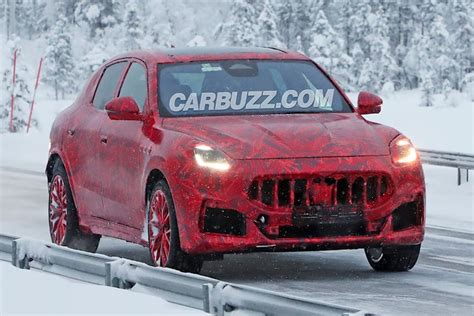 High-Performance Maserati Grecale Trofeo Spied Tackling The Snow | CarBuzz