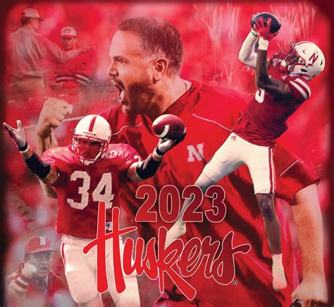 2023 Nebraska Football Schedule Poster