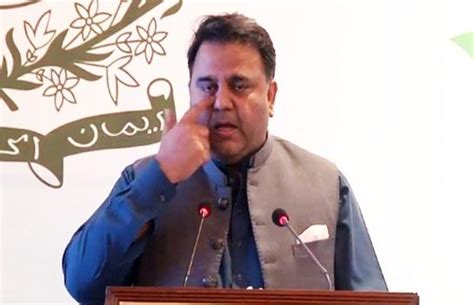 Fawad Chaudhry draws criticism with his statement “People should not expect the government to ...