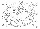 Christmas Bells Coloring Pages For Kids sketch template