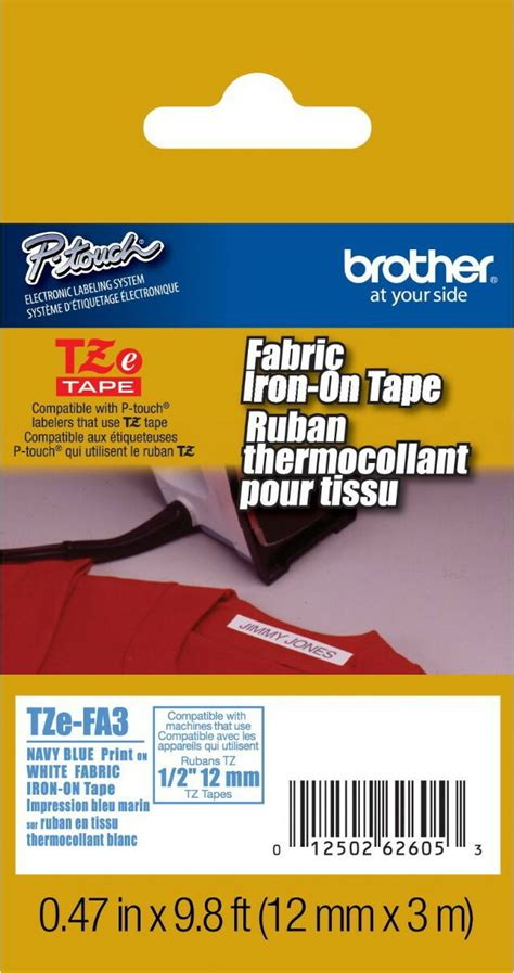 Brother TZe-FA3 Fabric Tape Genuine - 3 meters (TZE-FA3)