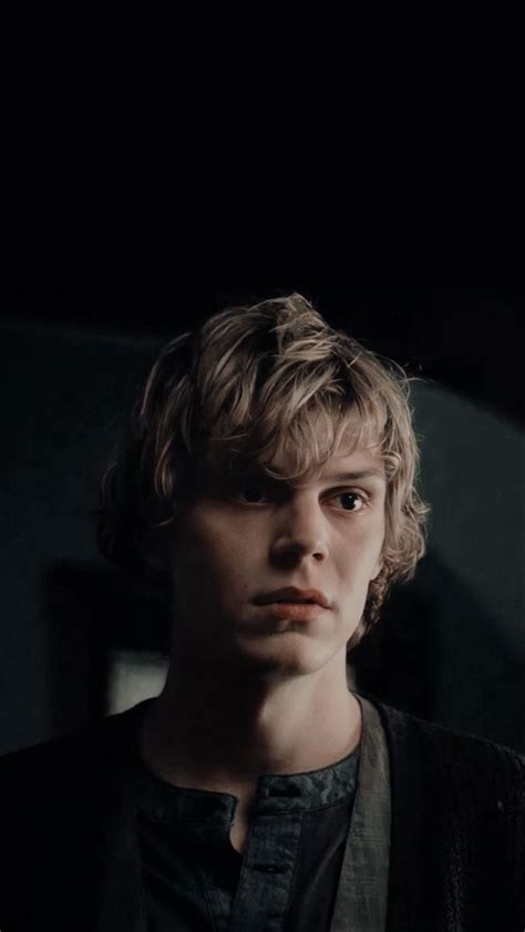 Tate Langdon lockscreens | Evan peters, Evan peters american horror ...