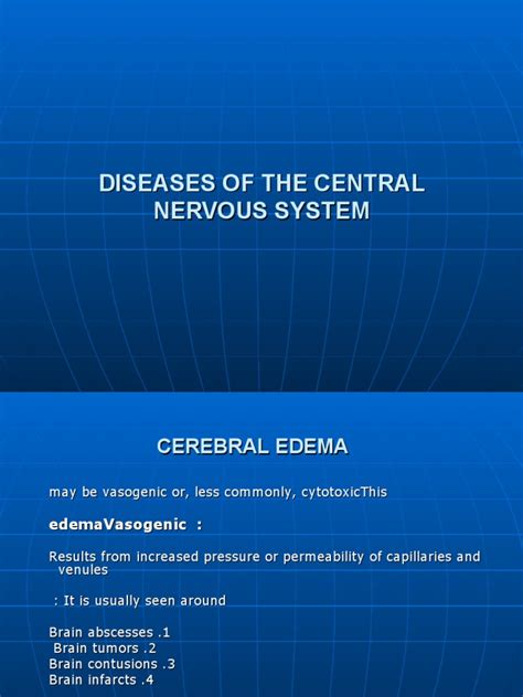 Diseases of the Central Nervous System | Cerebrospinal Fluid | Poliomyelitis