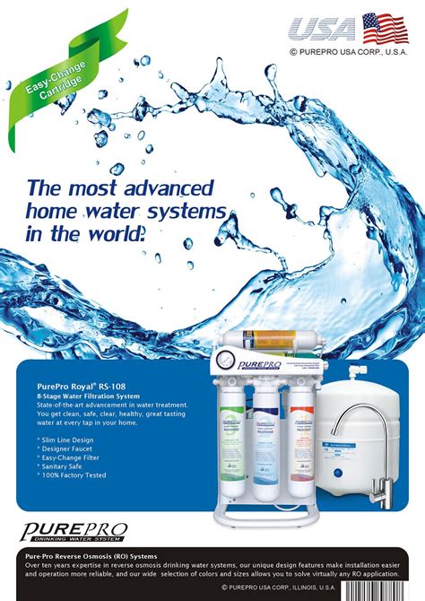 PurePro® USA Reverse Osmosis Systems and Filtration Systems RS-108