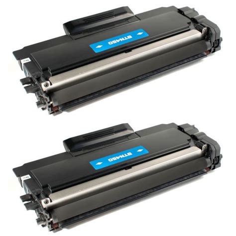 2 Pack Brother TN450 TN-450 Black High Yield Laser Toner Cartridge