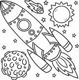Space Shuttle Kids Coloring Pages sketch template