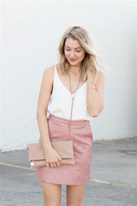 Love, Lenore: Pink Leather Mini