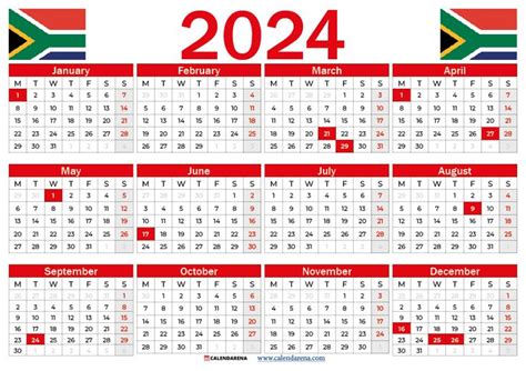 calendar 2024 south africa | South african holidays, South africa, Math ...