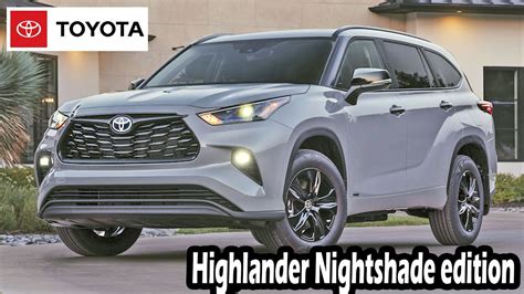 2024 Toyota Highlander Nightshade Edition - Interior features - YouTube