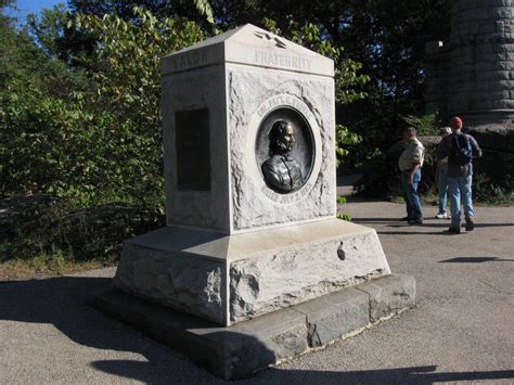 Some Vandalism at Little Round Top's 140th New York Monument | Gettysburg Daily