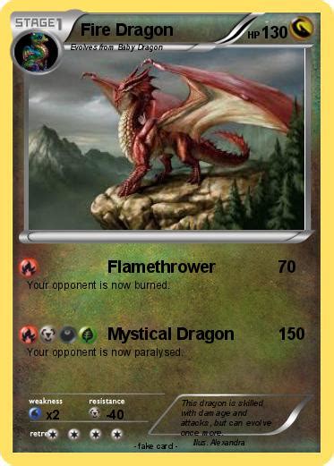 Pokémon Fire Dragon 651 651 - Flamethrower - My Pokemon Card