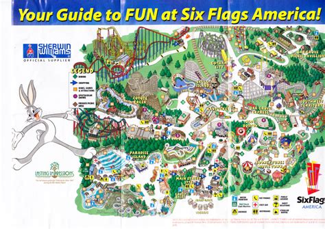 Six Flags America Map – Verjaardag Vrouw 2020