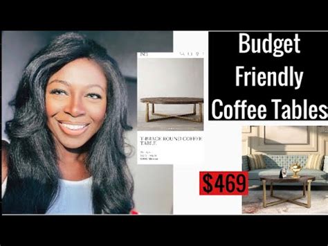 Top 5 Coffee Tables On A Budget| RH Dupes Coffee Tables - YouTube