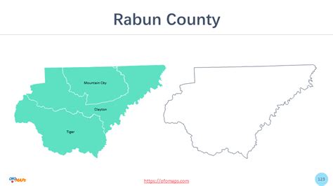 Georgia_Rabun_County_Map_with_Census_County_Divisions_123 - OFO Maps