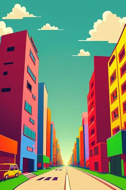 Cartoon City Background Images - Free Download on Freepik