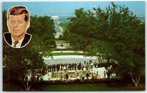GRAVE OF JOHN F. Kennedy - Arlington National Cemetery, Arlington, Virginia, USA $7.43 - PicClick