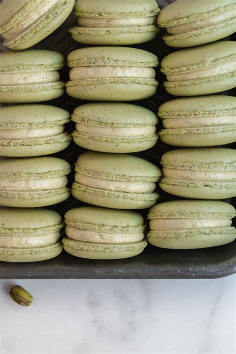 Pistachio Macarons - Bake or Bust